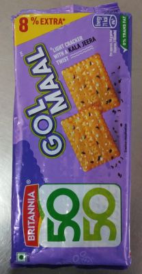 BRITANNIA  50-50 GOLMAAL 185GM BISCUIT